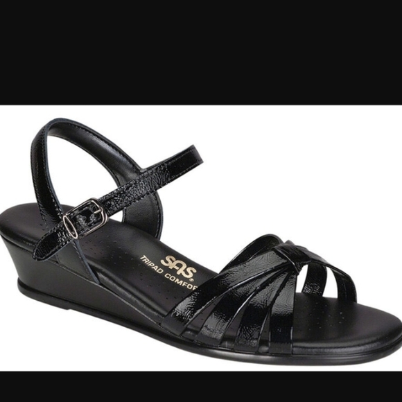 EUC in Original Box Quarter Strap Wedge Sandal - Picture 1 of 11